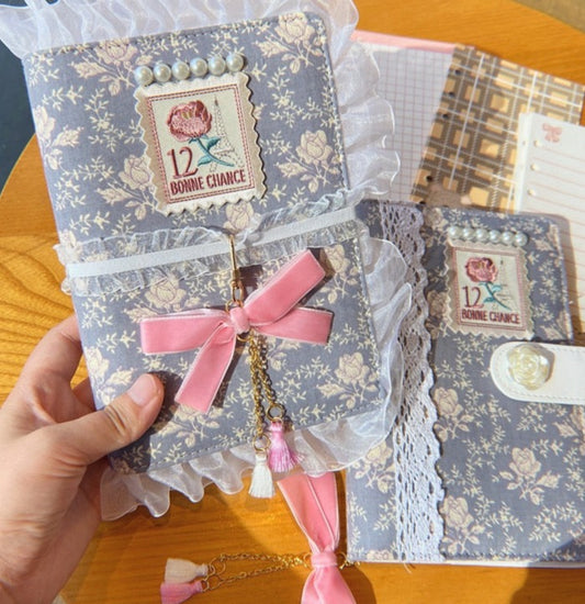 Rosy Admirer Fairycore Cottagecore Princesscore Journal Stationery