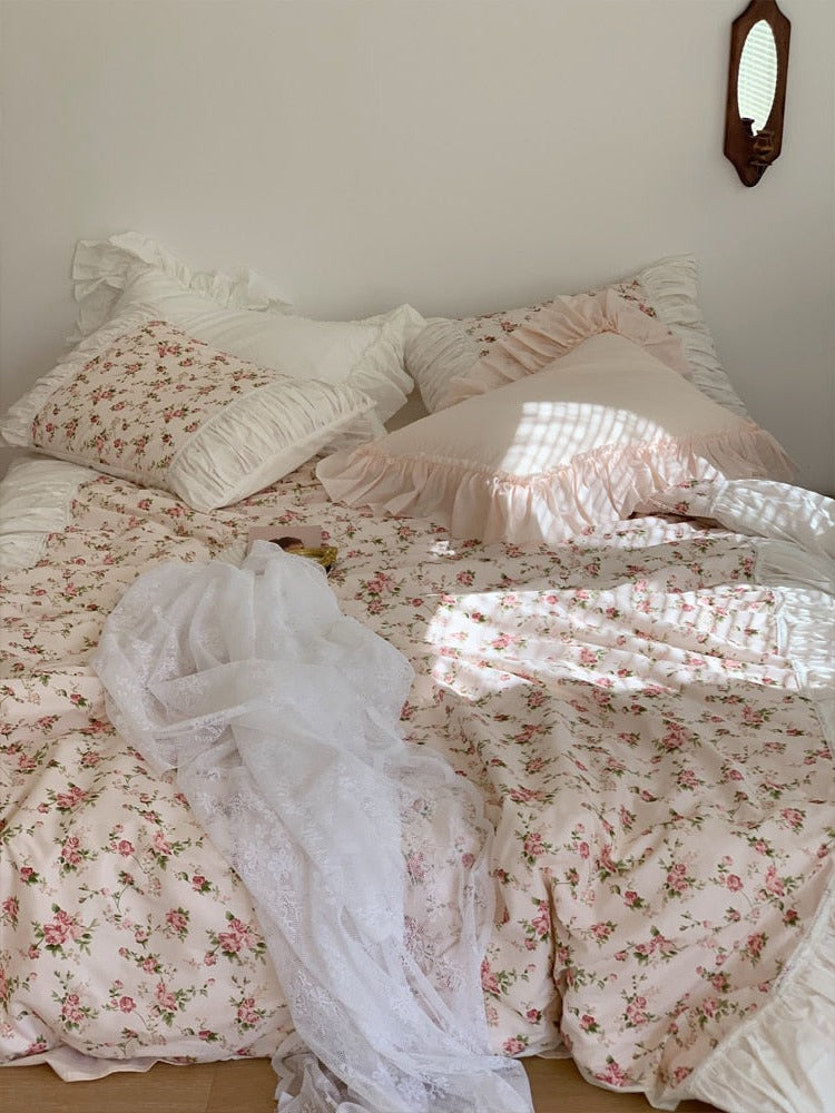 Pure Cotton This Rosy Home is My Castle Cottagecore Fairycore Princesscore Shabby Chic Coquette Kawaii Bedding