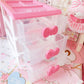 Bright Pink Fairycore Cottagecore Princesscore Storage