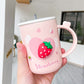 Berry Picking Day Fairycore Cottagecore Mug Cup with Spoon