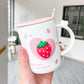 Berry Picking Day Fairycore Cottagecore Mug Cup with Spoon