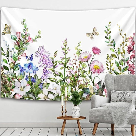 Of the Fields Fairycore Cottagecore Wall Art Tapestry