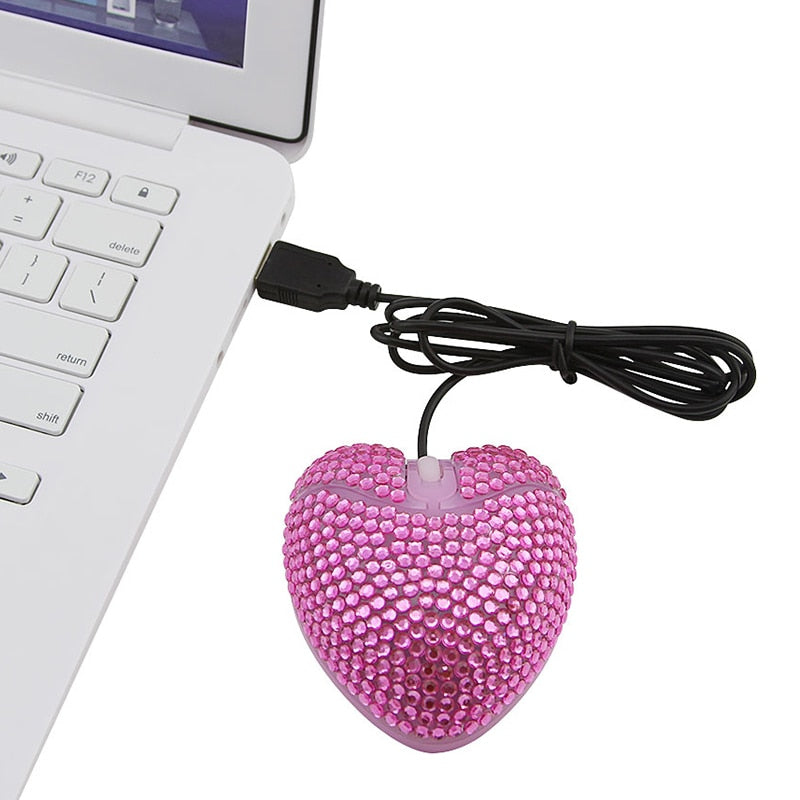 Mini Heartfelt Valentine Fairycore Princesscore Gaming Mouse with Optional Armrest