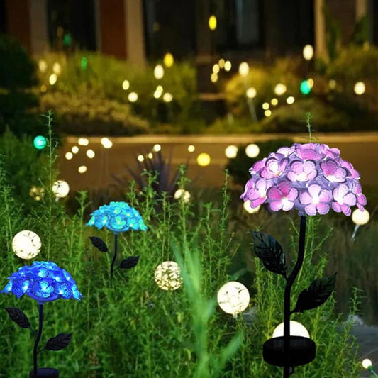 Floral Mushroom Fairycore Solar Light Garden Decor - Moonlit Heaven