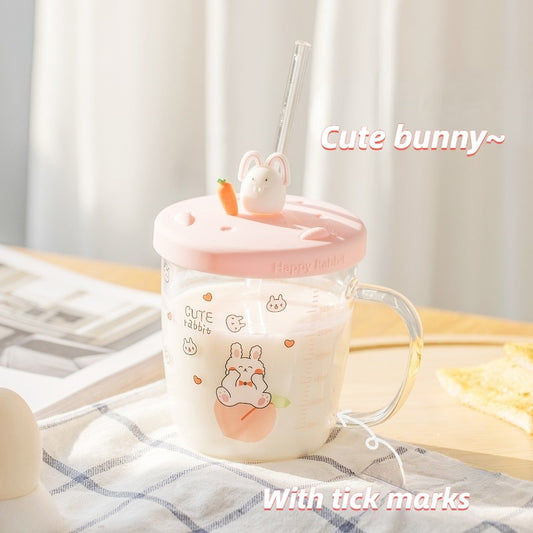 Tiny Carrot Cake Rabbit Fairycore Cottagecore Kitchen Cup - Moonlit Heaven