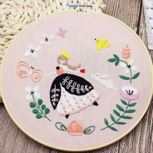 Craft Morning Frolic Fairycore Princesscore Cottagecore Embroidery Kit