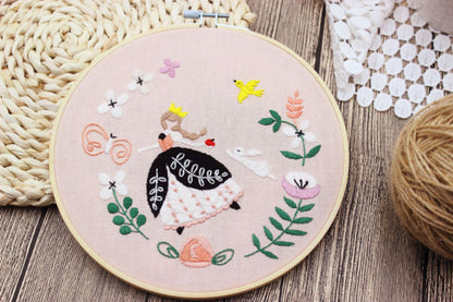 Craft Morning Frolic Fairycore Princesscore Cottagecore Embroidery Kit