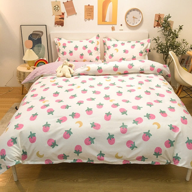 Happy Simplicity Fairycore Cottagecore Bedding - Moonlit Heaven