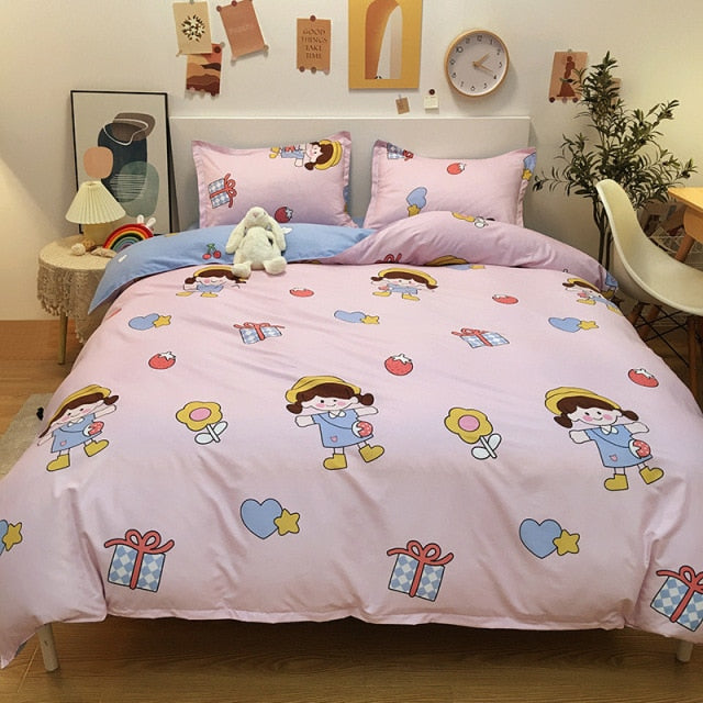 Happy Simplicity Fairycore Cottagecore Bedding - Moonlit Heaven