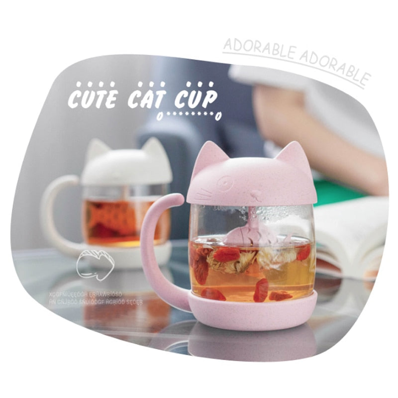 Purr and Woof Cat and Dog Fairycore Mug Cup - Moonlit Heaven