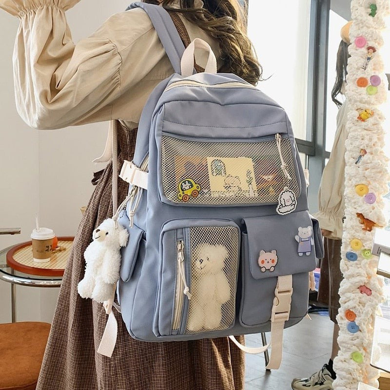Beary Beautiful Cottagecore Fairycore Backpack Luggage – Moonlit Heaven
