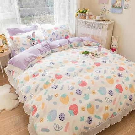 Fresh Cloud Fairycore Cottagecore Bedding - Moonlit Heaven