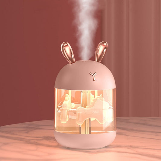 Bunny's Fair Carousel Fairycore Cottagecore Princesscore Light Humidifier