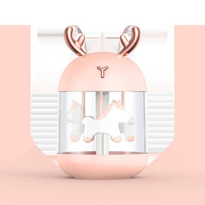 Bunny's Fair Carousel Fairycore Cottagecore Princesscore Light Humidifier