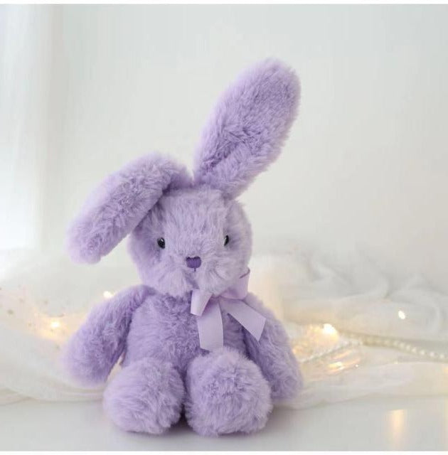Lilac and Lavender Cottagecore Princesscore Rabbit Plushie - Moonlit Heaven