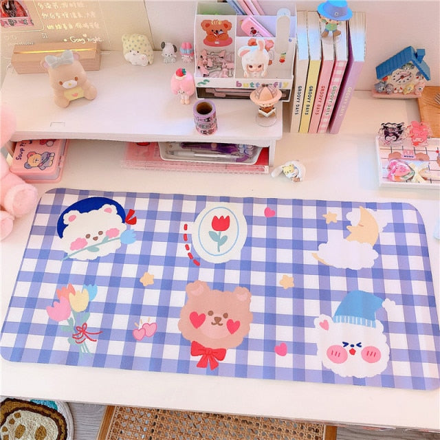 Colorful Cuteness Fairycore Cottagecore Gaming Mouse Pad