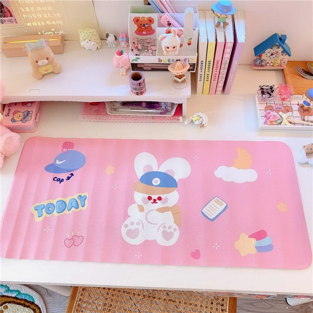 Colorful Cuteness Fairycore Cottagecore Gaming Mouse Pad