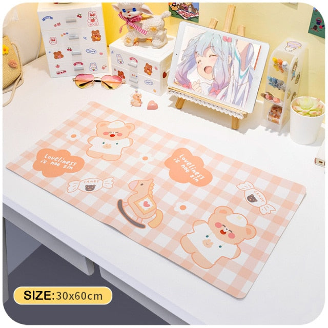 Beary Excellent Fairycore Cottagecore Gaming Mouse Pad