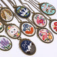 Little Fairytale Pages Fairycore Cottagecore Necklace Embroidery Set - Moonlit Heaven