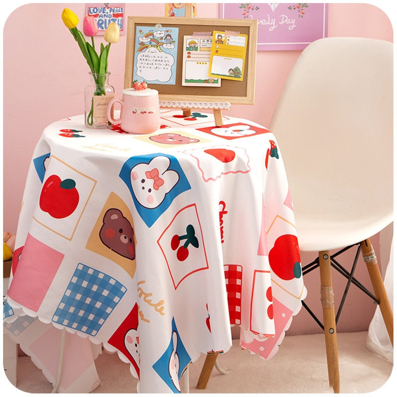 A Bright and Happy Future Cottagecore Table Cover - Moonlit Heaven