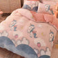 Sweet and Colorful Fairycore Princesscore Fuzzy Bedding - Moonlit Heaven