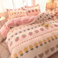 Sweet and Colorful Fairycore Princesscore Fuzzy Bedding - Moonlit Heaven