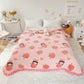 Country Picnic Kawaii Fairycore Cottagecore Quilt Fuzzy Bedding - Moonlit Heaven