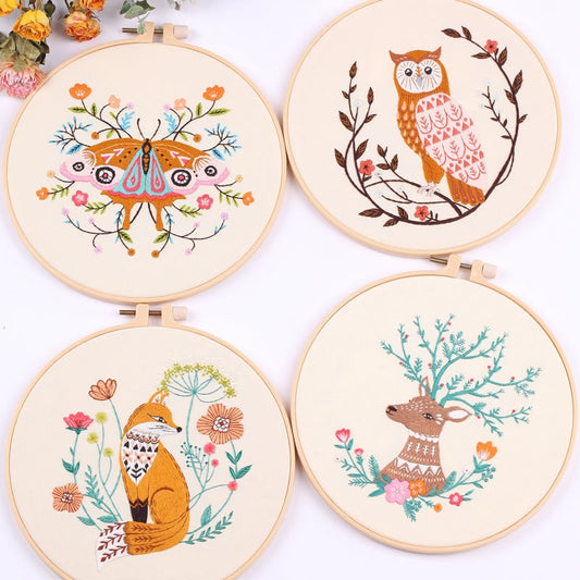 Craft Woodland Companions Fairycore Cottagecore Embroidery Kit