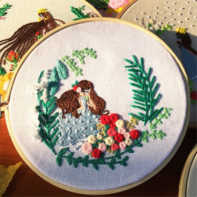 Craft Into the Beautiful Tale Fairycore Cottagecore Princesscore Embroidery Kit