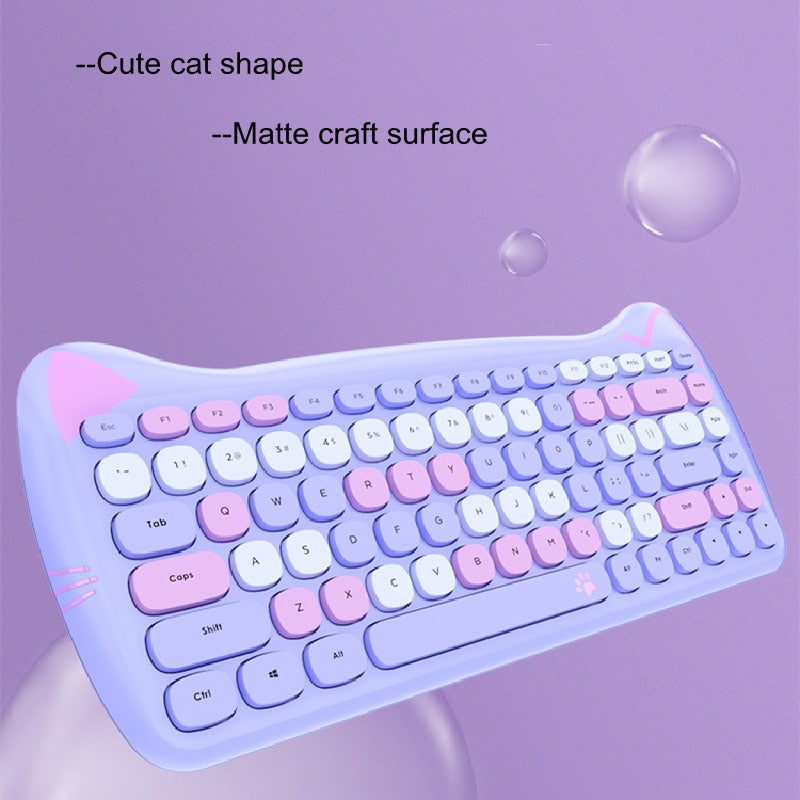 Fruit Latte Cat Fairycore Cottagecore Princesscore Gaming Keyboard