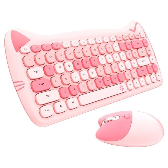 Fruit Latte Cat Fairycore Cottagecore Princesscore Gaming Keyboard ...