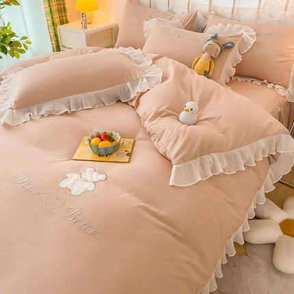 Tiny Bear Fairycore Princesscore Cottagecore Bedding